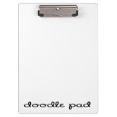 Doodle Pad Klemmbrett (Vorderseite)