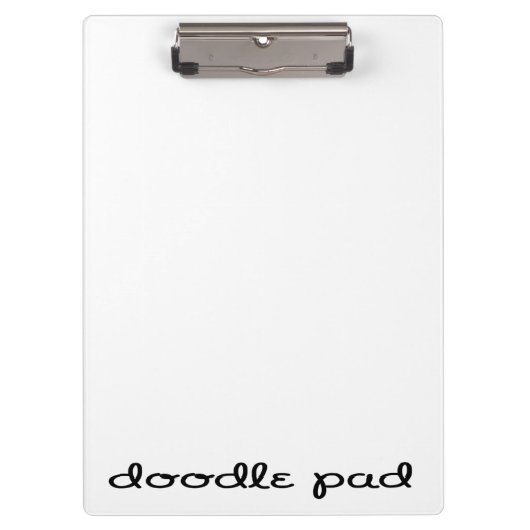 Doodle Pad Klemmbrett (Vorderseite)