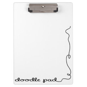 Doodle Pad Klemmbrett