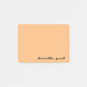 Doodle Pad Orange Post-it Klebezettel