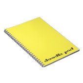 Doodle Pad Yellow Notizblock (Rechte Seite)