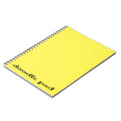 Doodle Pad Yellow Notizblock (Linke Seite)