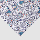Doodle-Paisley-Muster Seidenpapier (Ausschnitt)
