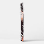 Doodle Palm: HandGezeichnet Blattmuster. Case-Mate iPhone Hülle (Rückseite / Rechts)