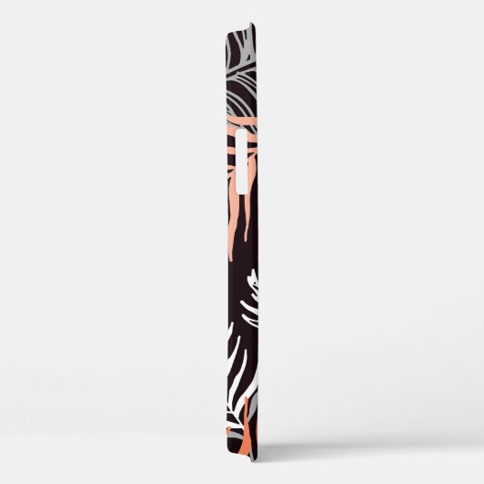 Doodle Palm: HandGezeichnet Blattmuster. Case-Mate iPhone Hülle (Rückseite / Rechts)