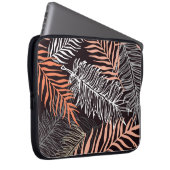 Doodle Palm: HandGezeichnet Blattmuster. Laptopschutzhülle (Vorne Rechts)
