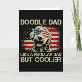 Doodle Papa Goldendoodle Regulärer Papa aber coole Karte