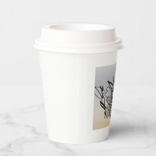 Doodle Pappbecher (Rechts)