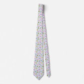 Doodle Pattern Neck Tie Krawatte (Vorderseite)