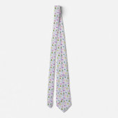 Doodle Pattern Neck Tie Krawatte (Rückseite)