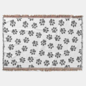 Doodle Paws, Dog Paws, Black Paws Decke (Vorderseite)