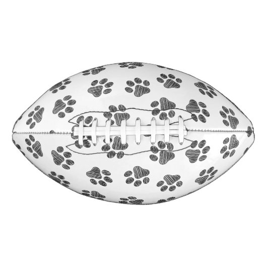Doodle Paws, Dog Paws, Black Paws Football (Vorderseite)