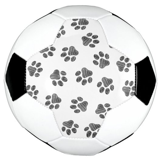 Doodle Paws, Dog Paws, Black Paws Fußball (Gedreht)