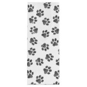 Doodle Paws, Dog Paws, Black Paws Geschenktüte Für Weinflaschen (Rückseite)