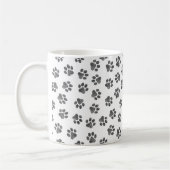 Doodle Paws, Dog Paws, Black Paws Kaffeetasse (Links)