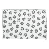 Doodle Paws, Dog Paws, Black Paws Kissenbezug (Vorderseite)