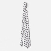 Doodle Paws, Dog Paws, Black Paws Krawatte (Rückseite)