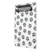 Doodle Paws, Dog Paws, Black Paws Mini Klemmbrett (Gewinkelt2)