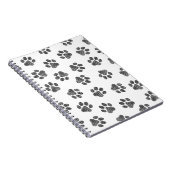 Doodle Paws, Dog Paws, Black Paws Notizblock (Rechte Seite)