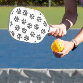 Doodle Paws, Dog Paws, Black Paws Pickleball Schläger
