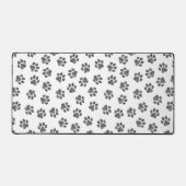 Doodle Paws, Dog Paws, Black Paws Schreibtischunterlage (Vorderseite)