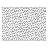 Doodle Paws, Dog Paws, Black Paws Tischdecke (Vorderseite (Horizontal))