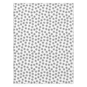 Doodle Paws, Dog Paws, Black Paws Tischdecke (Vorderseite)
