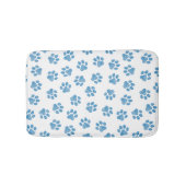 Doodle Paws, Dog Paws, Blue Paws Badematte (Vorderseite)