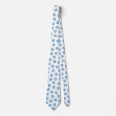 Doodle Paws, Dog Paws, Blue Paws Krawatte (Vorderseite)