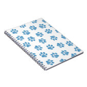 Doodle Paws, Dog Paws, Blue Paws Notizblock (Rechte Seite)