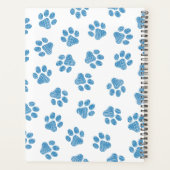 Doodle Paws, Dog Paws, Blue Paws Planer (Rückseite)