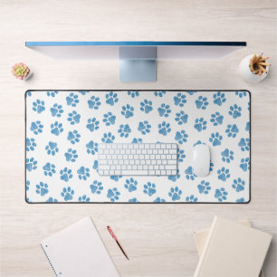 Doodle Paws, Dog Paws, Blue Paws Schreibtischunterlage