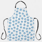 Doodle Paws, Dog Paws, Blue Paws Schürze (Vorderseite)