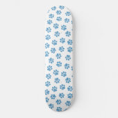 Doodle Paws, Dog Paws, Blue Paws Skateboard (Vorderseite)