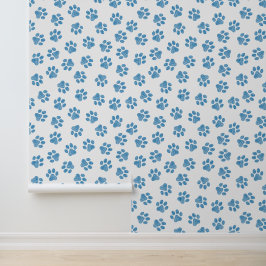 Doodle Paws, Dog Paws, Blue Paws Tapete