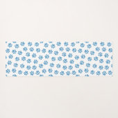 Doodle Paws, Dog Paws, Blue Paws Yogamatte (Rückseite (Horizontal))