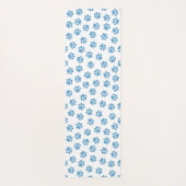 Doodle Paws, Dog Paws, Blue Paws Yogamatte (Rückseite)