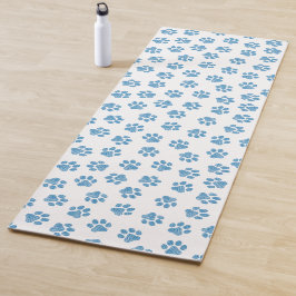 Doodle Paws, Dog Paws, Blue Paws Yogamatte