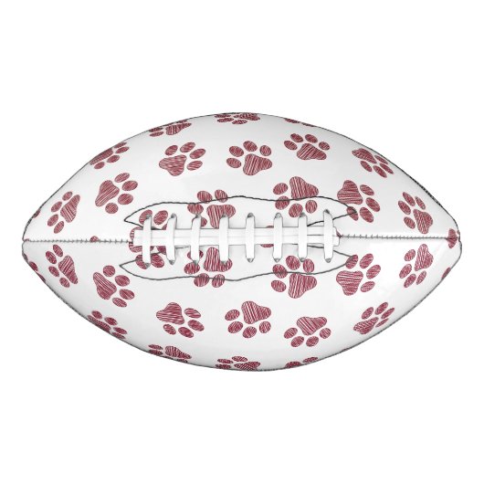 Doodle Paws, Dog Paws, Burgund Paws Football (Vorderseite)