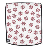 Doodle Paws, Dog Paws, Burgund Paws Rucksack (Abnehmbare Front)
