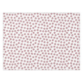 Doodle Paws, Dog Paws, Burgund Paws Tischdecke (Vorderseite (Horizontal))
