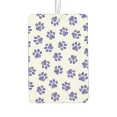 Doodle Paws, Hundepaws, blaue Paws, undurchsichtig Autolufterfrischer (Rückseite)