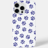 Doodle Paws, Hundepaws, blaue Paws, undurchsichtig Case-Mate iPhone Hülle (Rückseite)