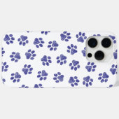 Doodle Paws, Hundepaws, blaue Paws, undurchsichtig Case-Mate iPhone Hülle (Rückseite (Horizontal))