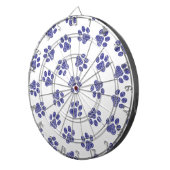 Doodle Paws, Hundepaws, blaue Paws, undurchsichtig Dartscheibe (Vorderseite rechts)