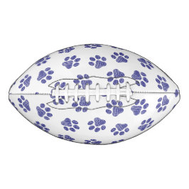 Doodle Paws, Hundepaws, blaue Paws, undurchsichtig Football