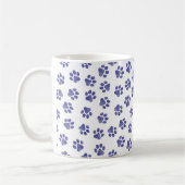 Doodle Paws, Hundepaws, blaue Paws, undurchsichtig Kaffeetasse (Links)