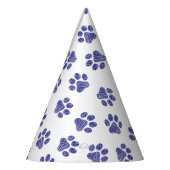 Doodle Paws, Hundepaws, blaue Paws, undurchsichtig Partyhütchen (Links)