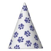 Doodle Paws, Hundepaws, blaue Paws, undurchsichtig Partyhütchen (Rechts)