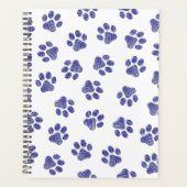 Doodle Paws, Hundepaws, blaue Paws, undurchsichtig Planer (Vorderseite)